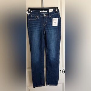 Signature by Levi Strauss nwt Dark Blue Skinny Leg girls Jeans sz 8 casual